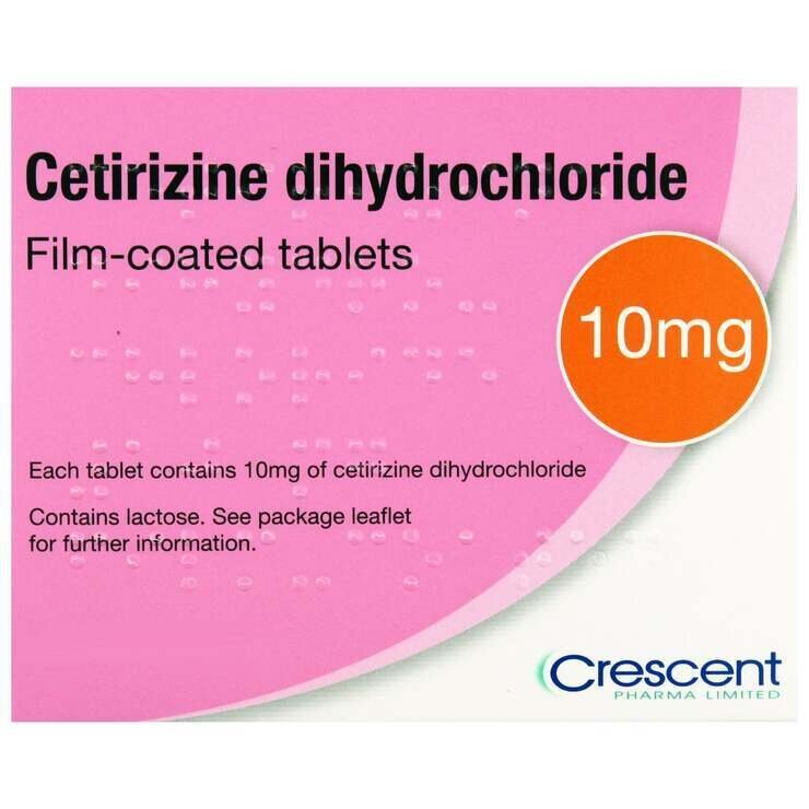 Cetirizine 10mg tablet