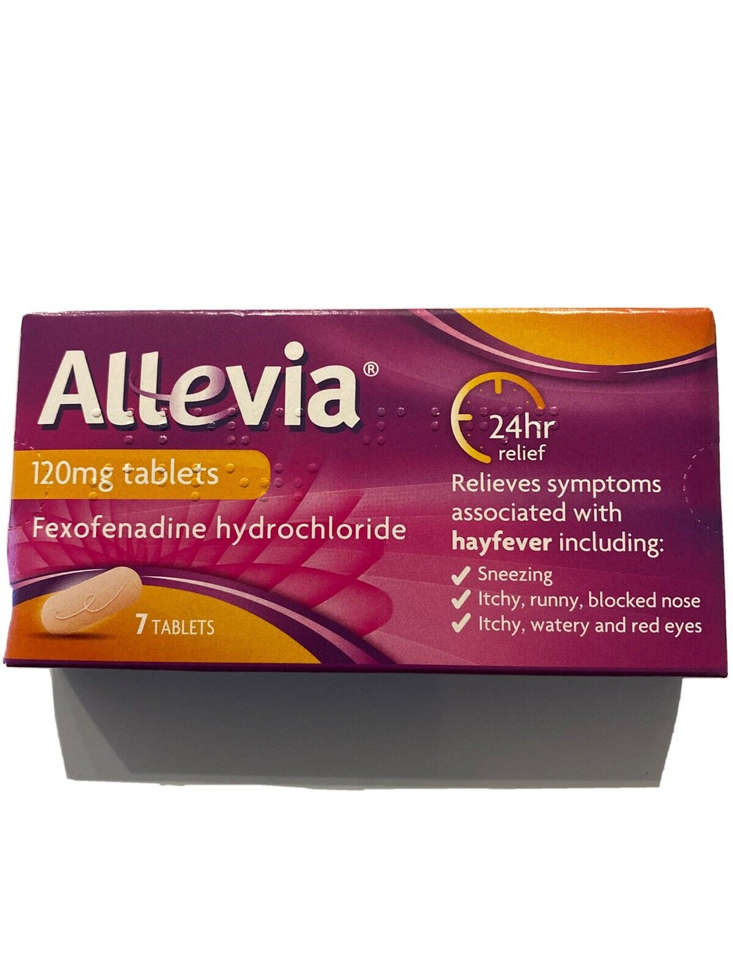 Allevia Fexofenadine 120mg - 7 Tablets