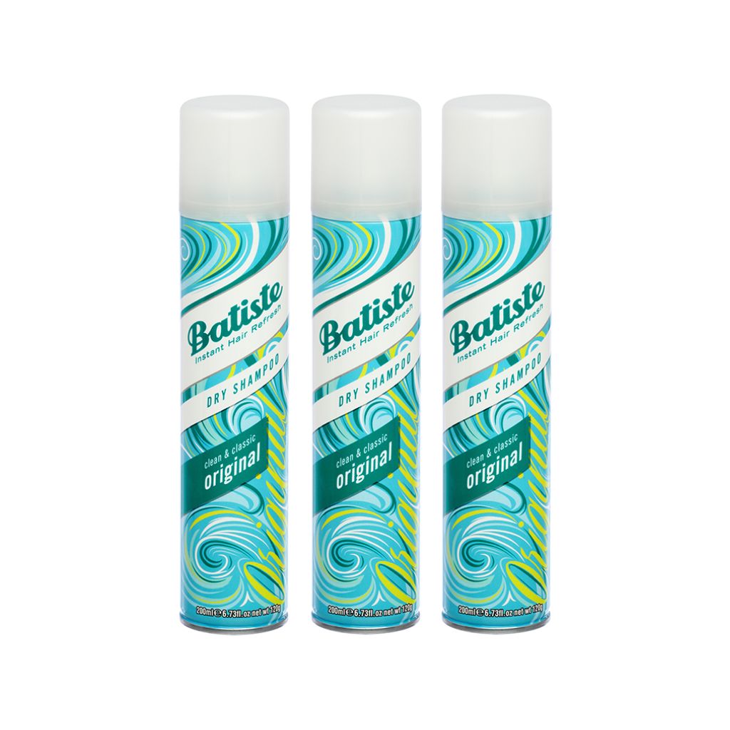 Batiste Dry Shampoo Original 200ml - Pack of 3