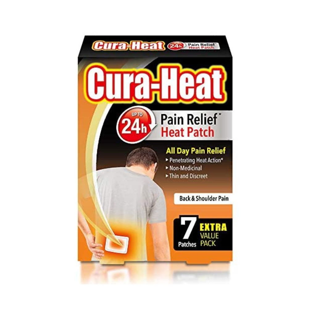 Cura-Heat Back & Shoulder Pain - 7 Heat Patches