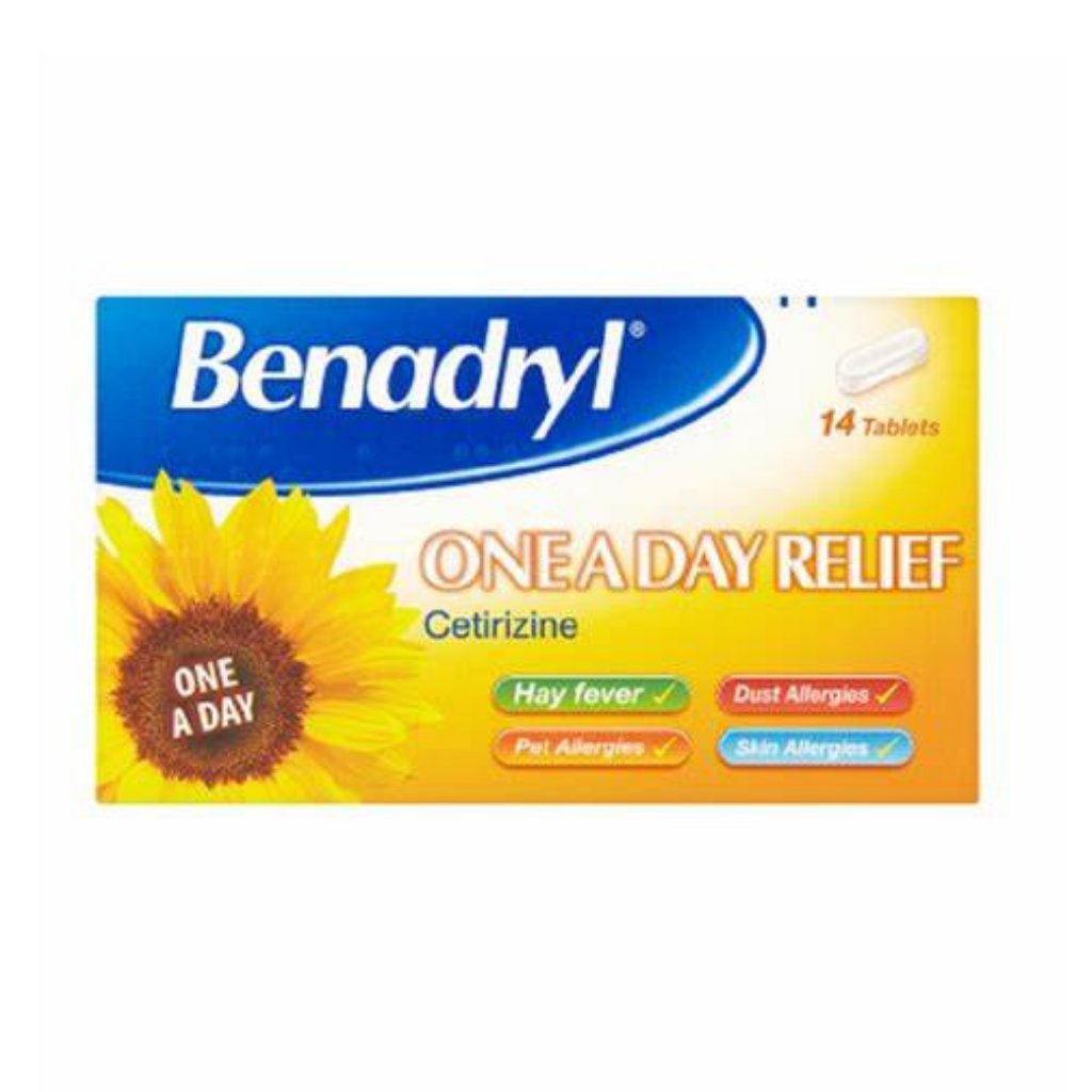 Benadryl One a Day Relief 14 Tablets